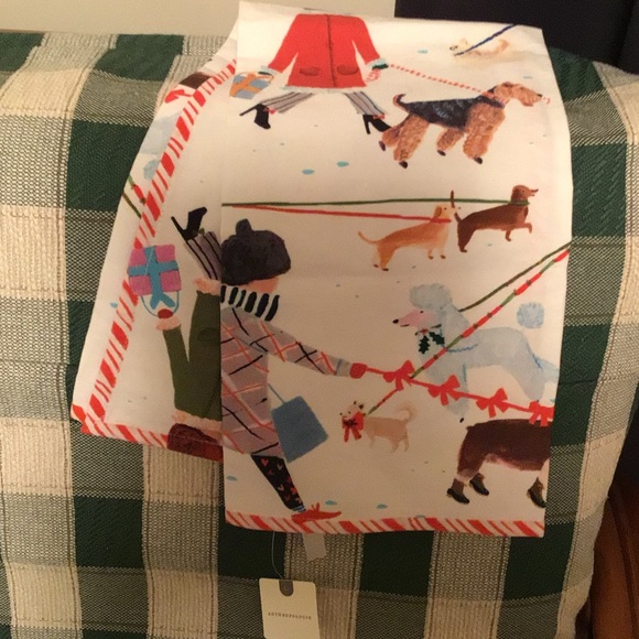 Anthropologie Happy Howlidays Dish Towel - Picture 2 of 2